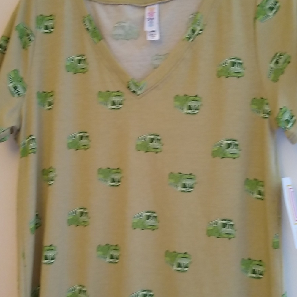 Lularoe Christy School bus xs nwt